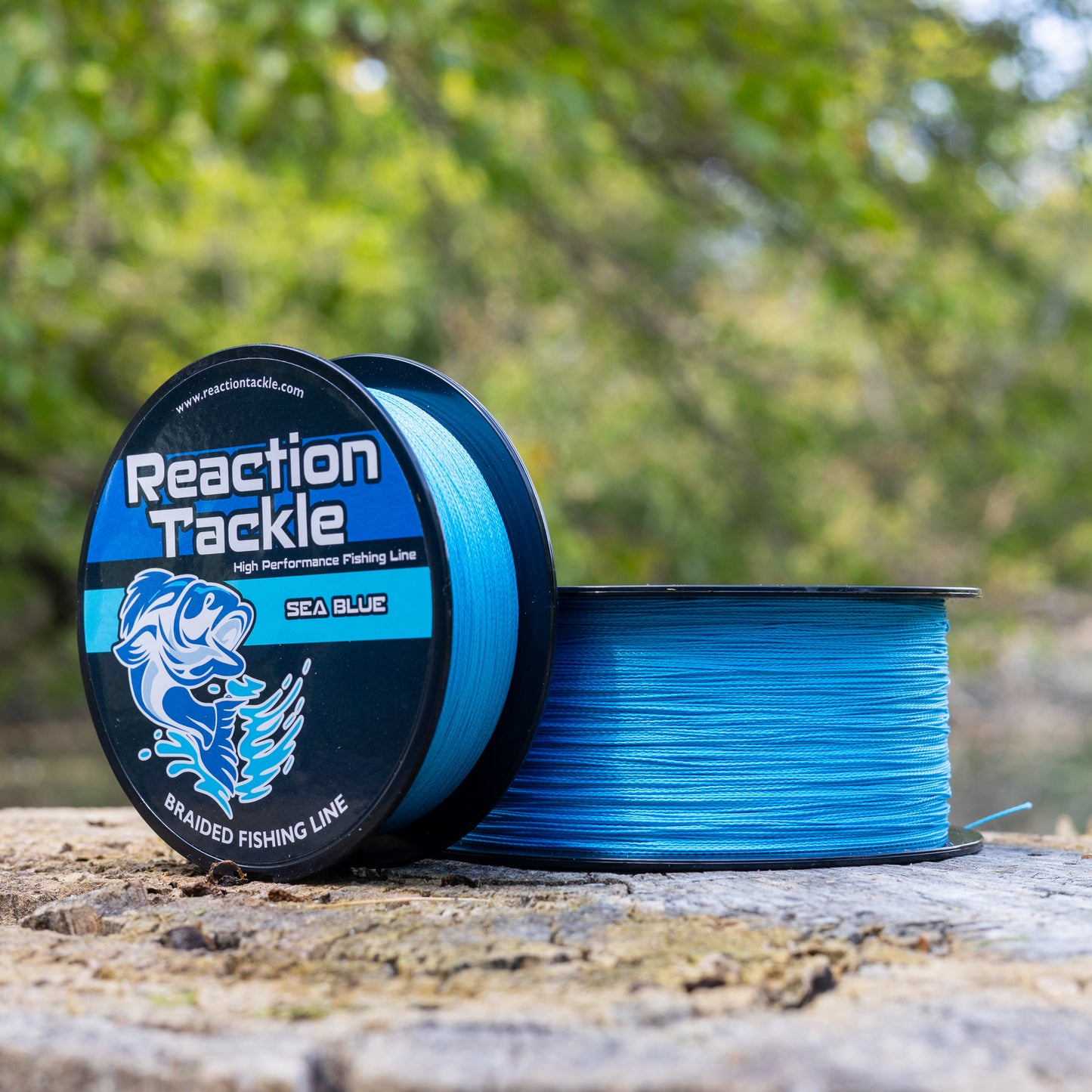 Reaction Tackle Braided Fishing Line - Sea Blue - Reaction Tackle