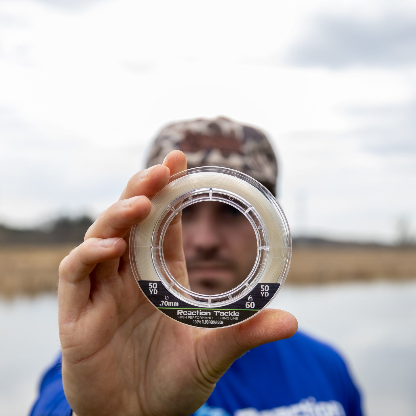 Reaction Tackle 100% Pure Fluorocarbon Fishing Line - Reaction Tackle