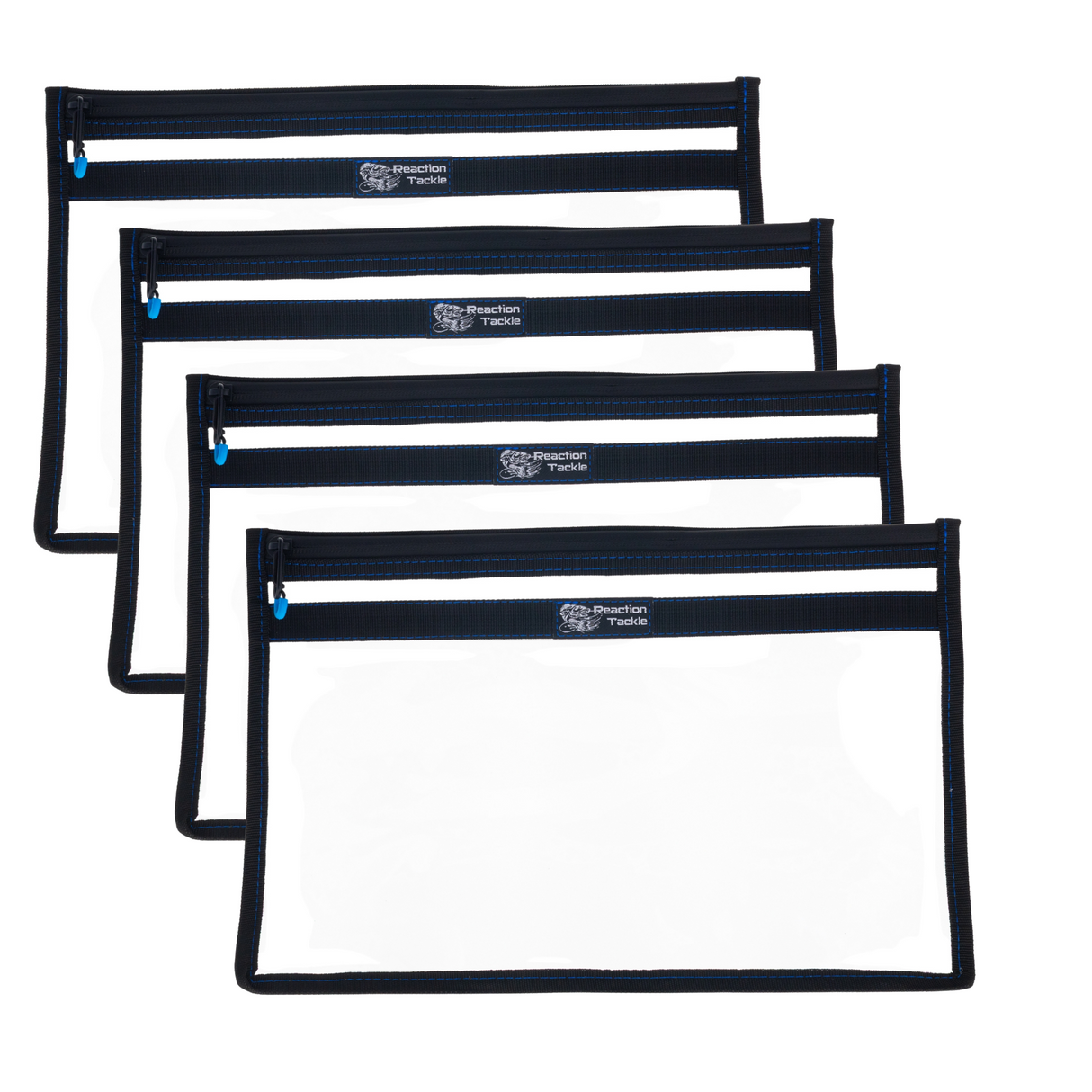 Reaction Tackle Clear Storage Bag Tackle Pak – Water-Resistant Plastic Storage - New - Reaction Tackle