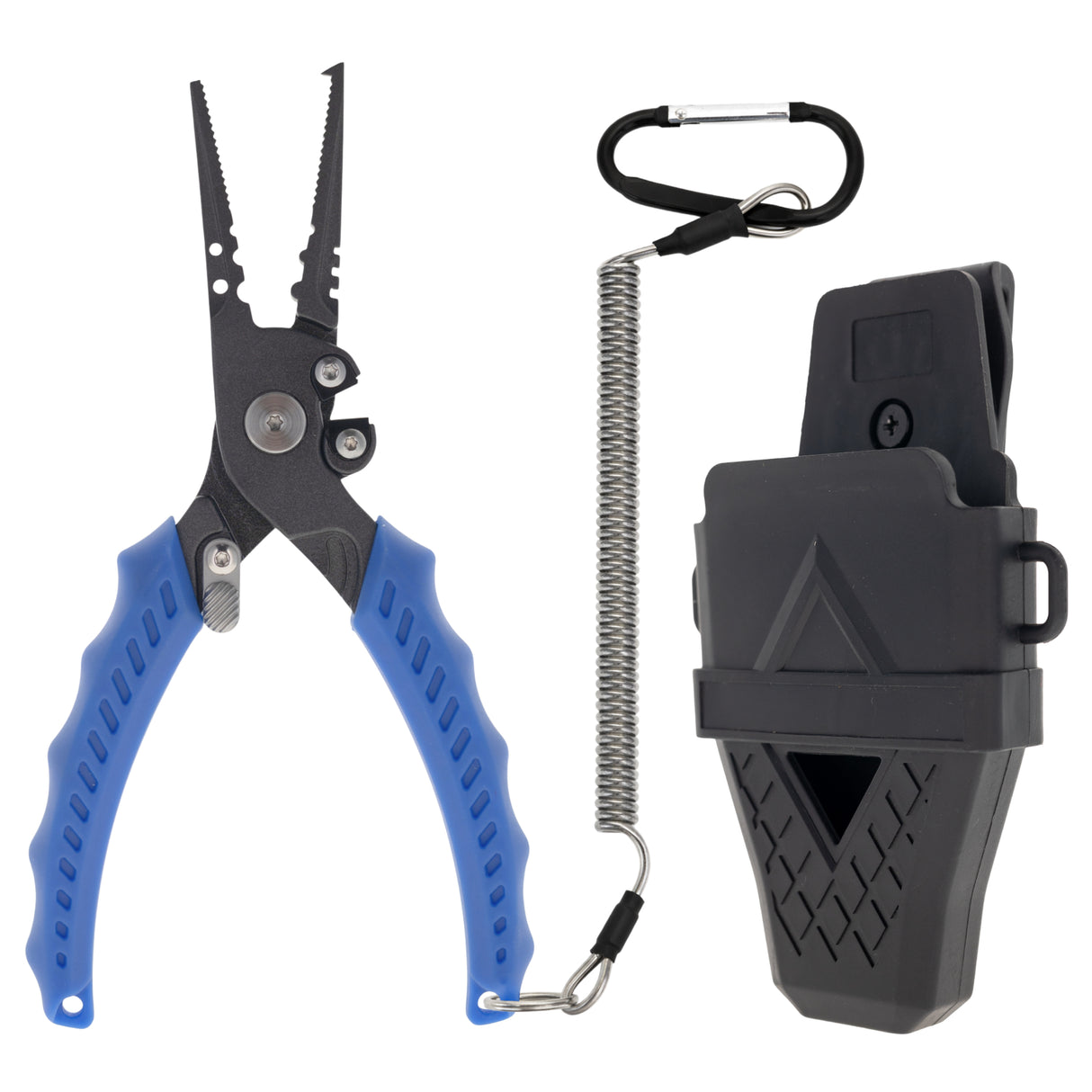 Reaction Tackle 7” & 9” Stainless Steel Fishing Pliers – Split End or Straight Nose with Braid Cutter