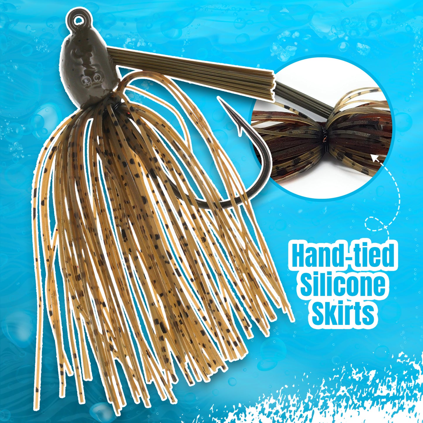 Reaction Tackle Lead Swim Jigs – Premium Weedless Bass Fishing Lures- 3 Pack - New - Reaction Tackle