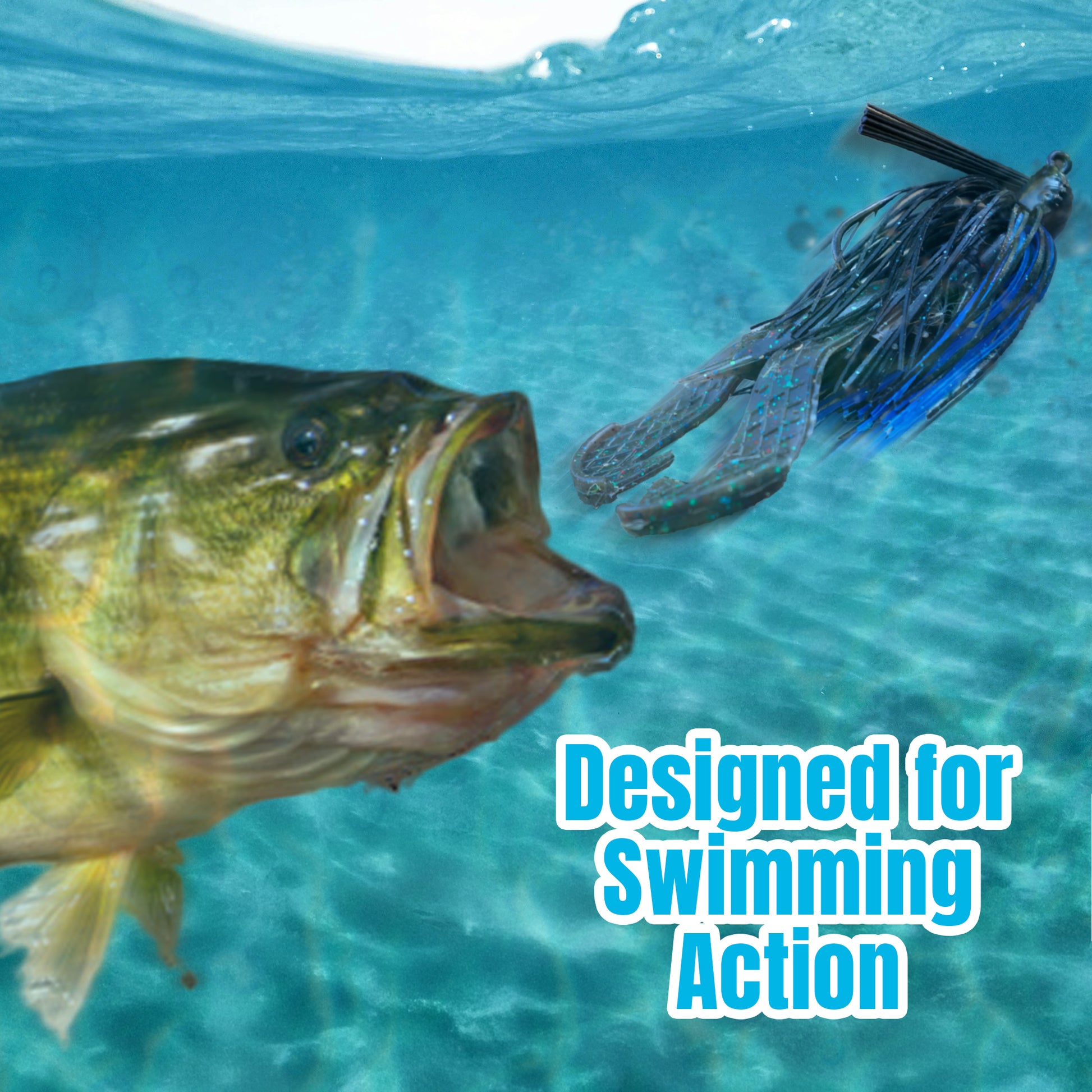 Reaction Tackle Lead Swim Jigs – Premium Weedless Bass Fishing Lures- 3 Pack - New - Reaction Tackle