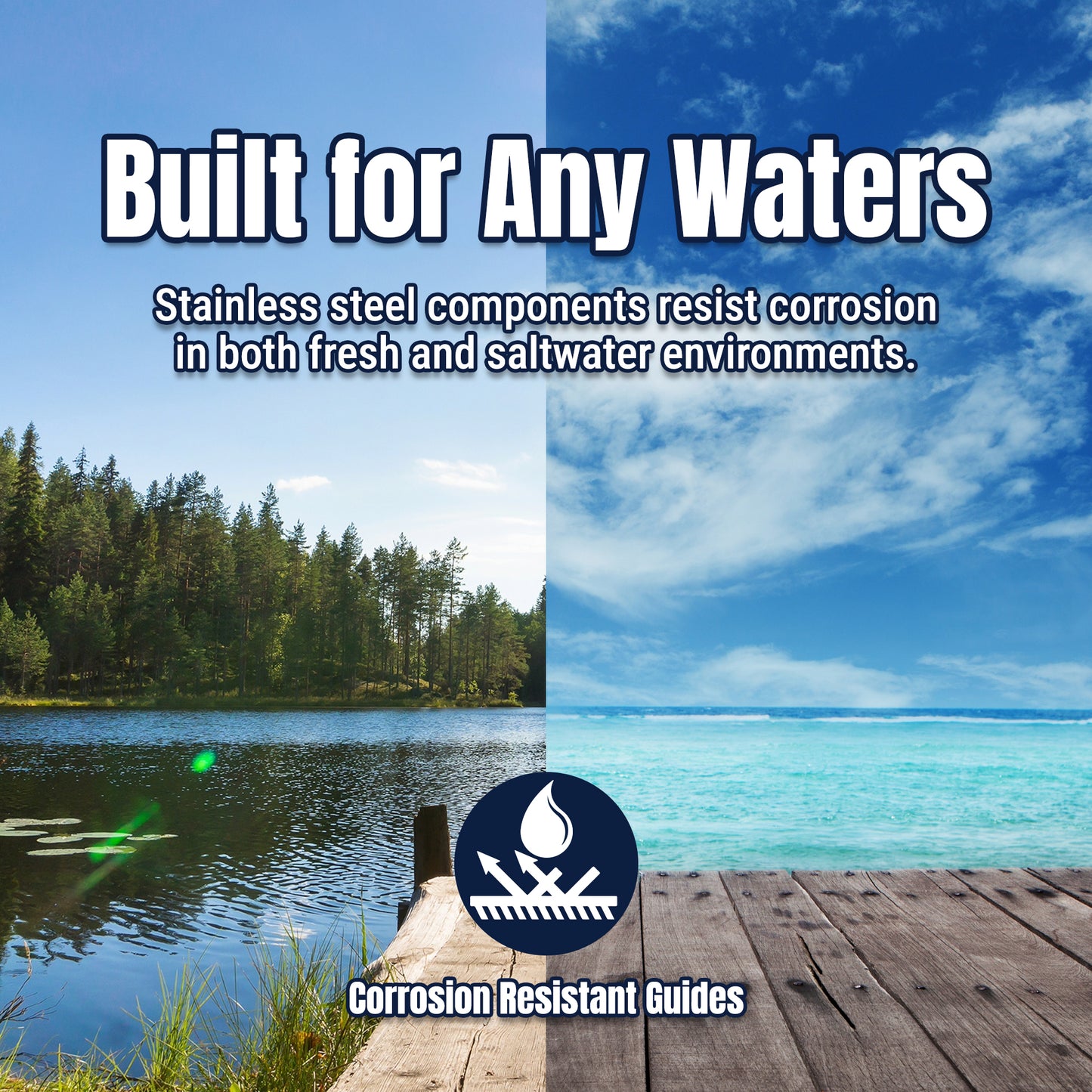 Reaction Tackle Telescopic Spinning Rod – Carbon Travel Fishing Rod – Collapsible Rod for Freshwater and Saltwater - NEW - Reaction Tackle