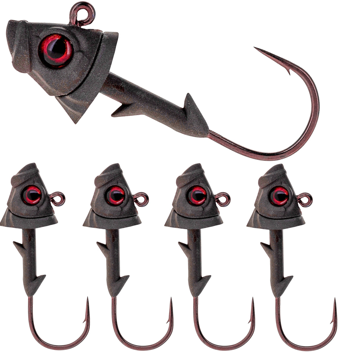 Reaction Tackle 97% Pure Tungsten Swimbait Jig with Realisti - image 1