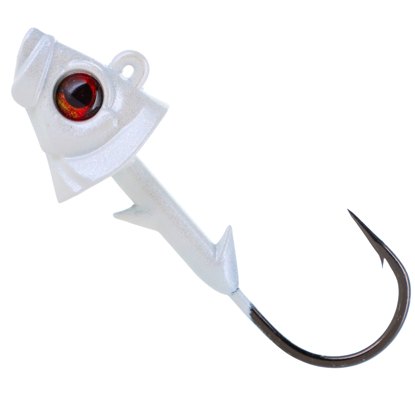 Reaction Tackle 97% Pure Tungsten Swimbait Jig with Realistic Fish Head- 5-PACK - Reaction Tackle