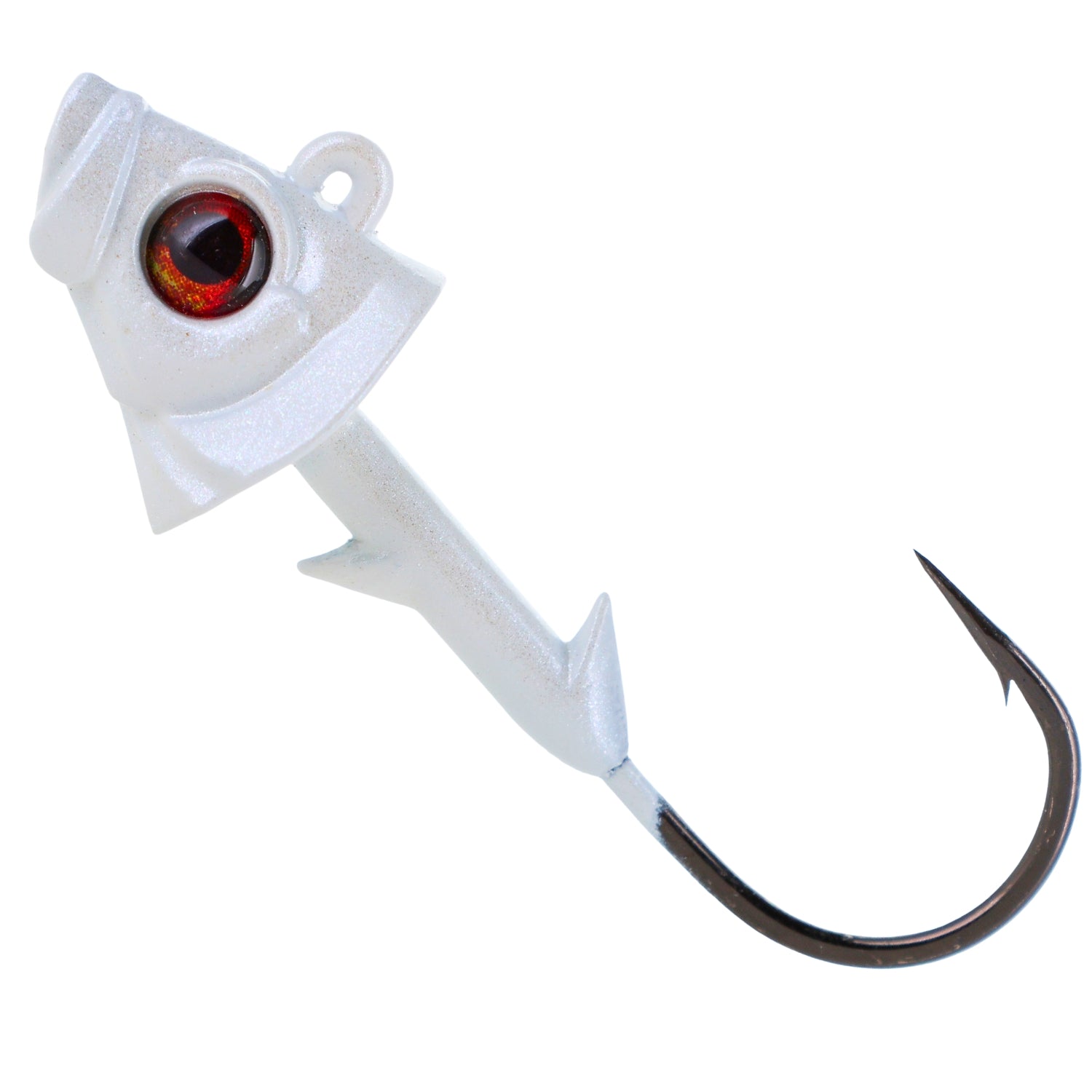 Reaction Tackle 97% Pure Tungsten Swimbait Jig with Realistic Fish Head- 5-PACK - Reaction Tackle