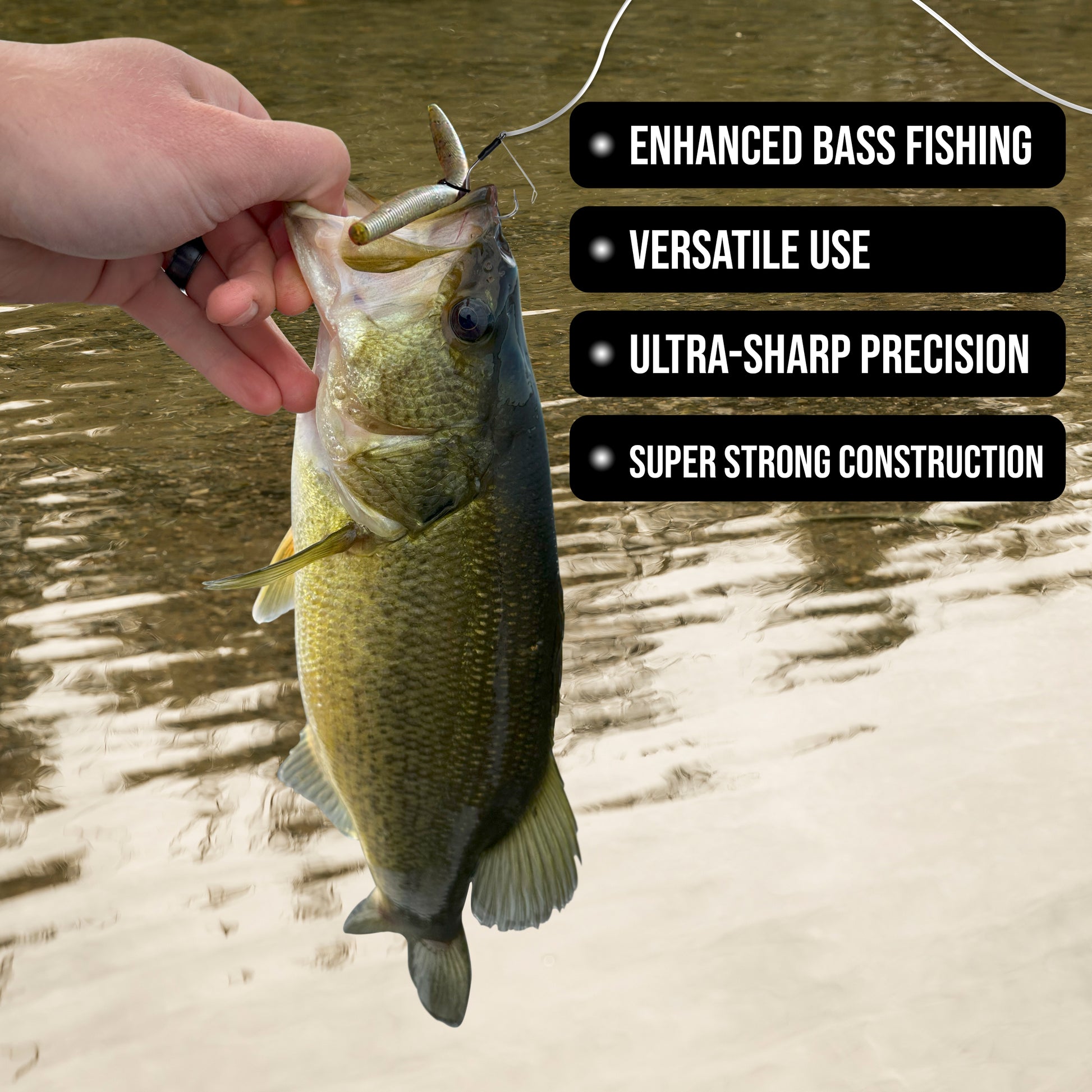 Reaction Tackle Wide Gap Wacky Hooks (25-PACK) - Reaction Tackle
