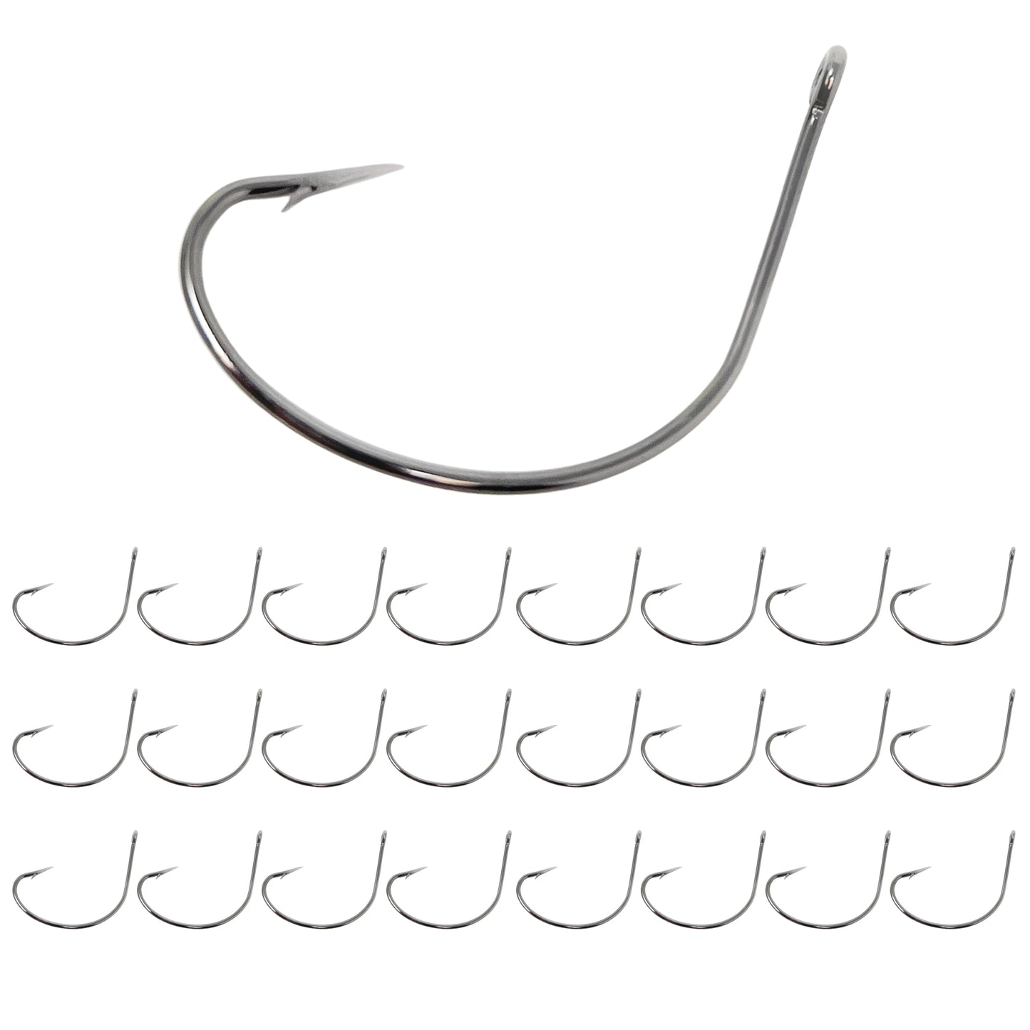 Reaction Tackle Wide Gap Wacky Hooks (25-PACK) - Reaction Tackle