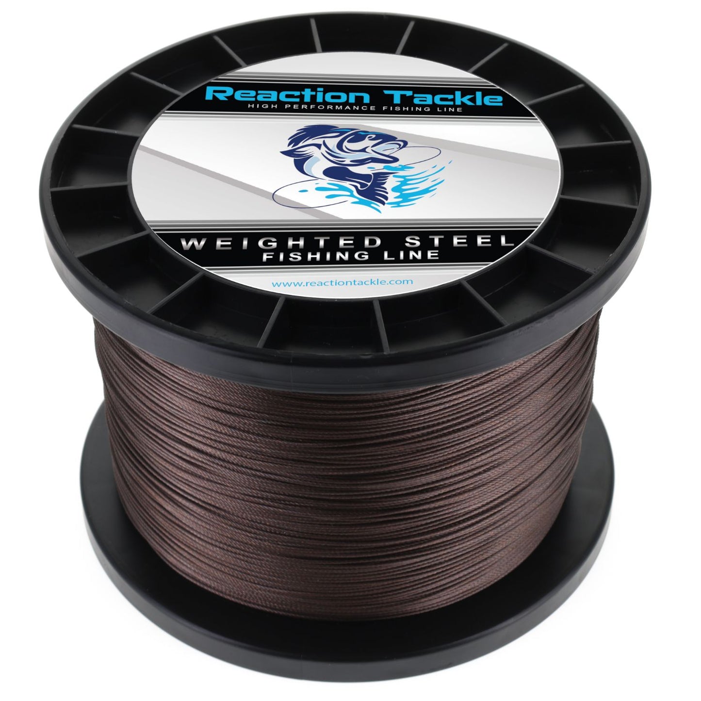 Reaction Tackle Weighted Stainless Steel Trolling Line 45LB- Premium Weighted Fishing Wire - Reaction Tackle