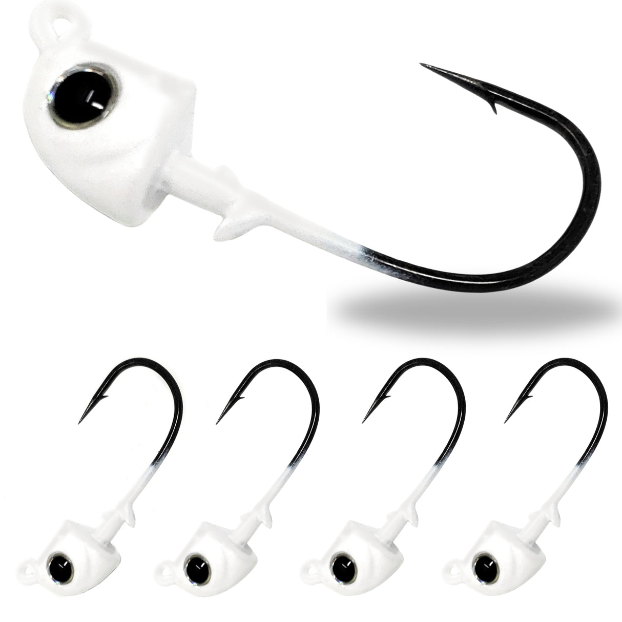 Reaction Tackle Tungsten Swimbait Jig Heads (5-Pack) - Reaction Tackle