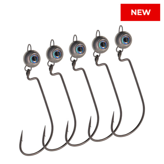 Reaction Tackle Tungsten Free Swing Jig Head- 5-Pack - New - Reaction Tackle