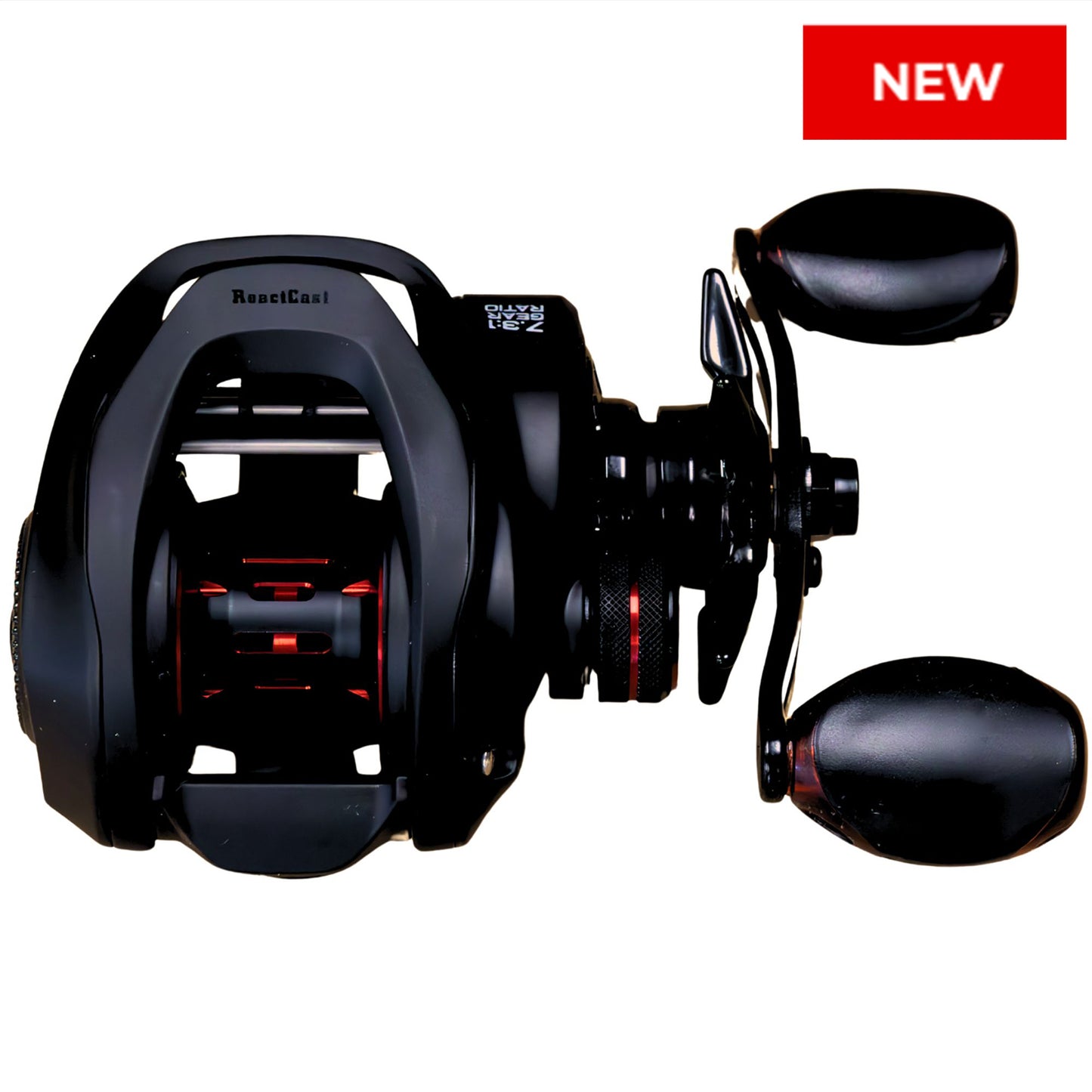 Reaction Tackle Baitcasting Fishing Reel – ReactCast Edition- High-Speed 7.3:1 Gear Ratio - NEW - Reaction Tackle