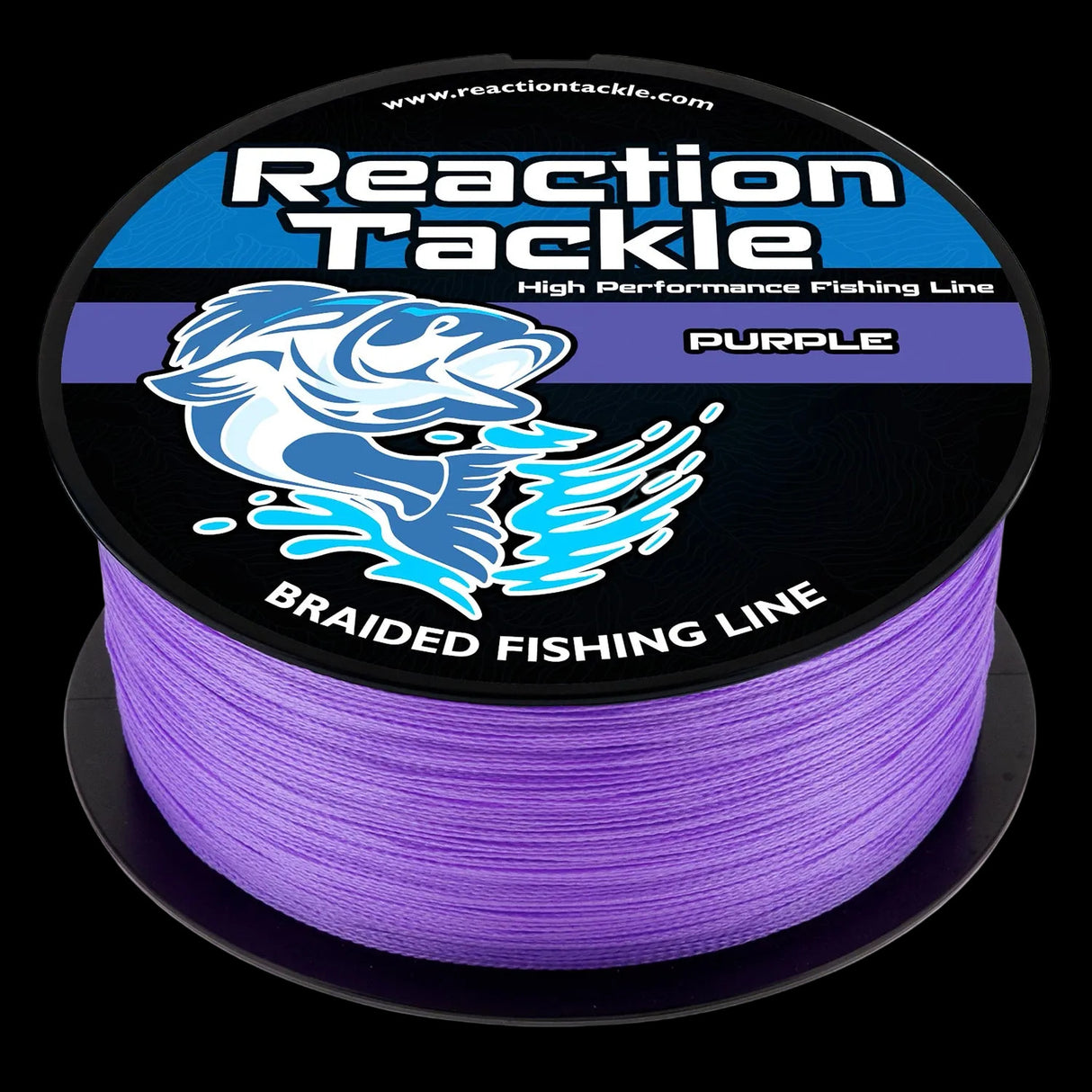 Reaction Tackle Braided Fishing Line - Purple - NEW - Reaction Tackle