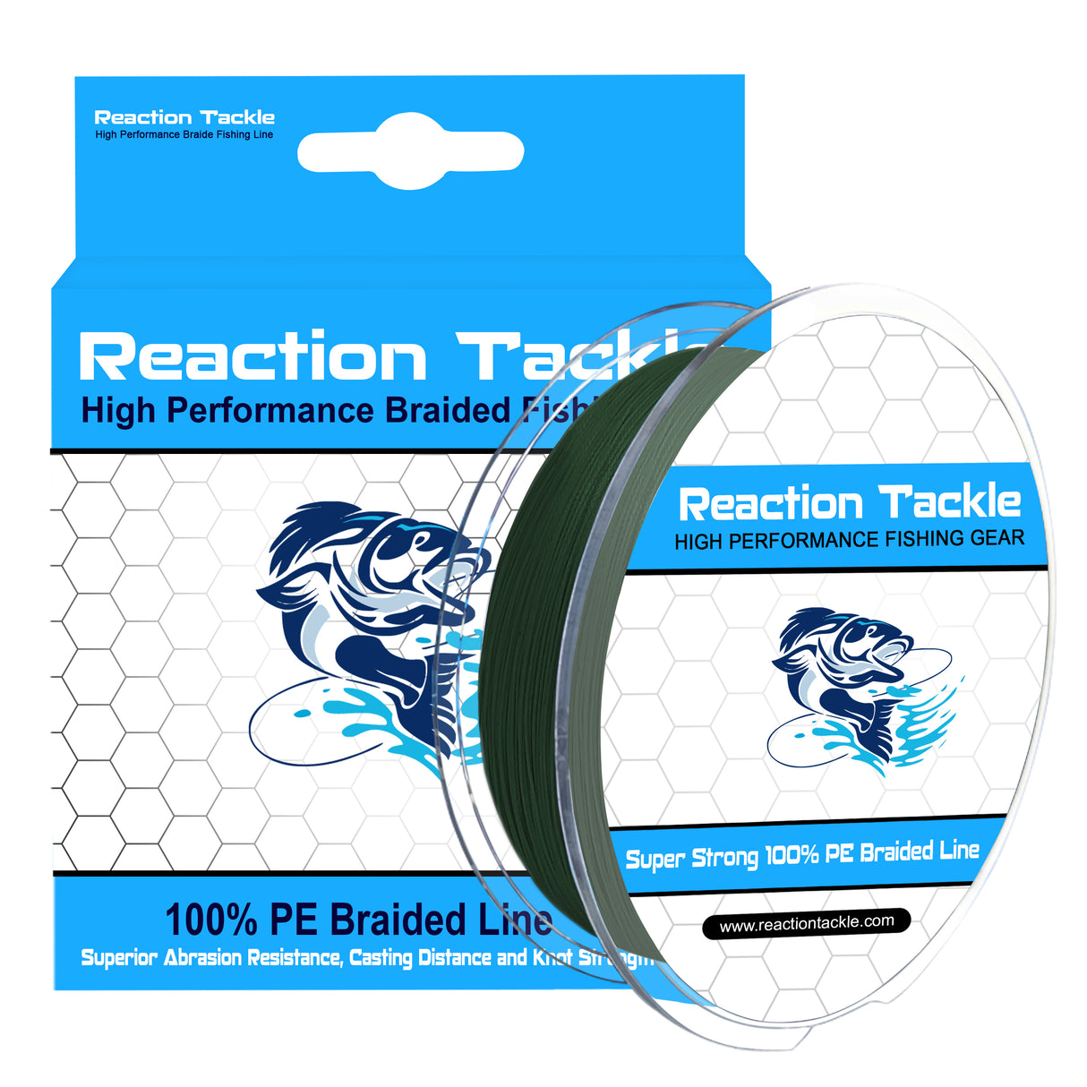 Reaction Tackle 9 Strand Braided Fishing Line - Reaction Tackle