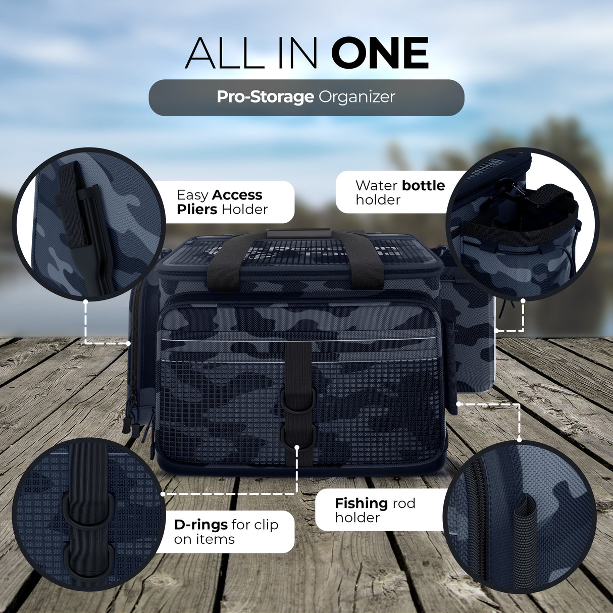 Reaction Tackle Camo Tackle Bag - Reaction Tackle