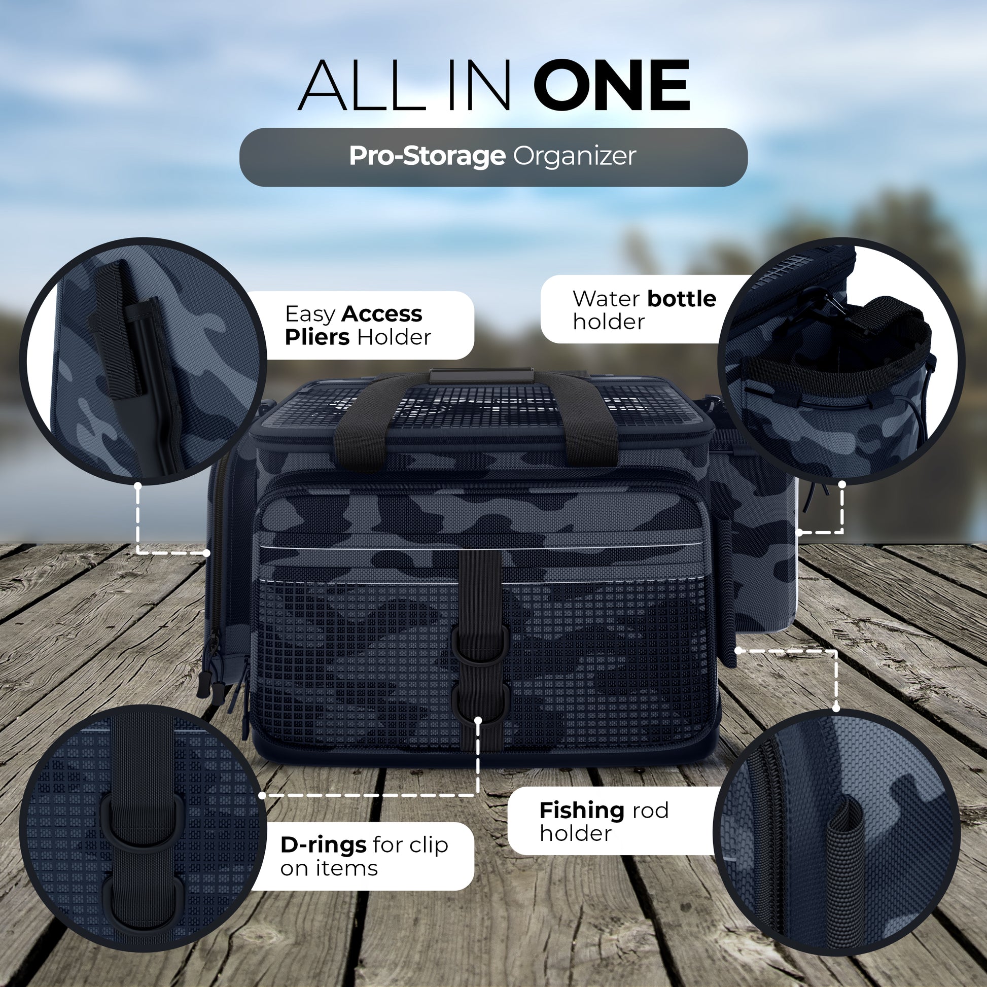 Reaction Tackle Camo Tackle Bag - Reaction Tackle