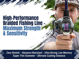 Braided Fishing Line: 300-1500 Yards, Durable Pro Grade Perf - image 2