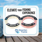 Reaction Tackle 100% Pure Fluorocarbon Fishing Line - Reaction Tackle
