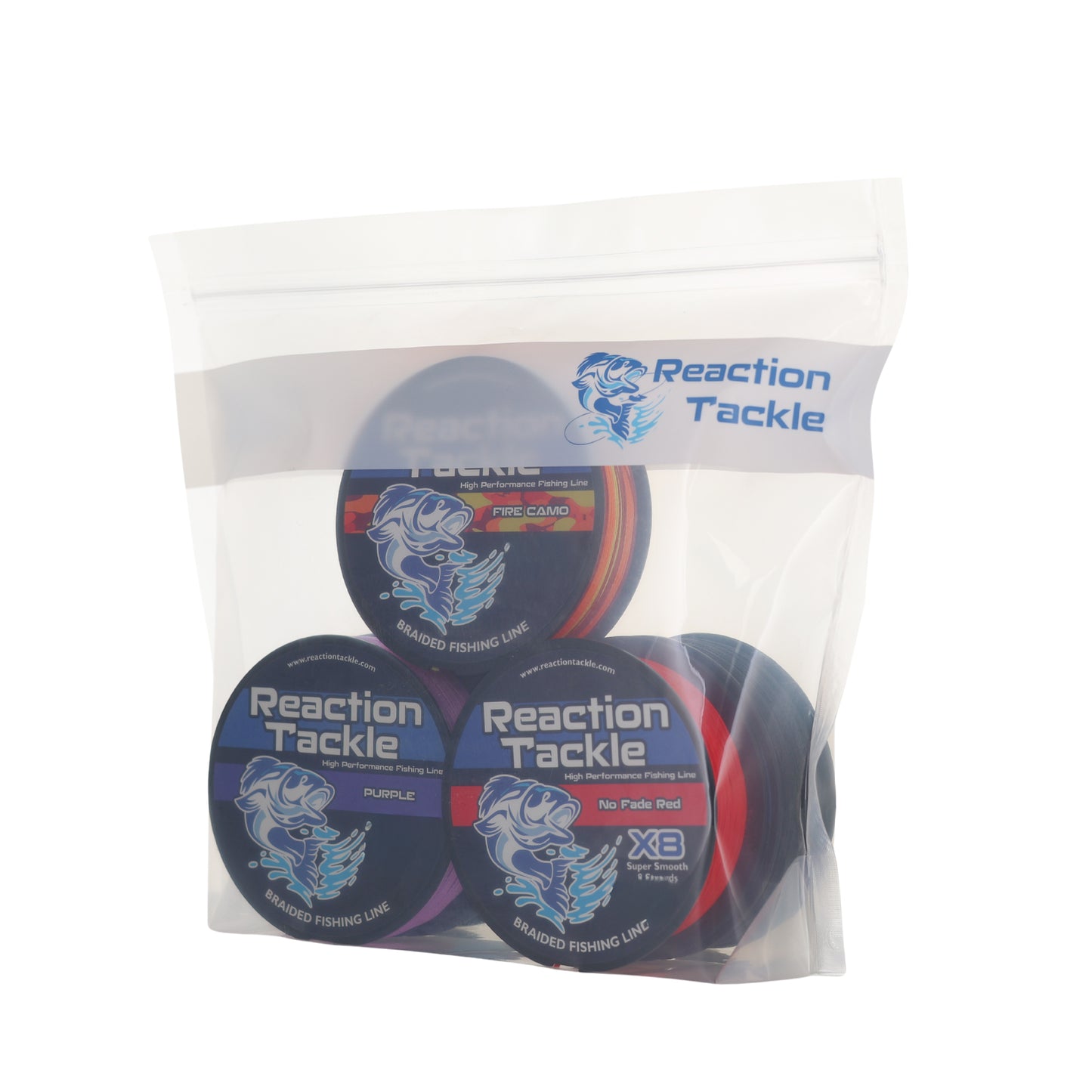 Reaction Tackle Clear Bait Bags – Soft Plastics and more- Organizer Bags with Label Area – Resealable -10 Pack or 20 Pack