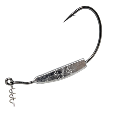 Reaction Tackle Lead Weighted Swimbait Hooks (10-PACK) - Reaction Tackle