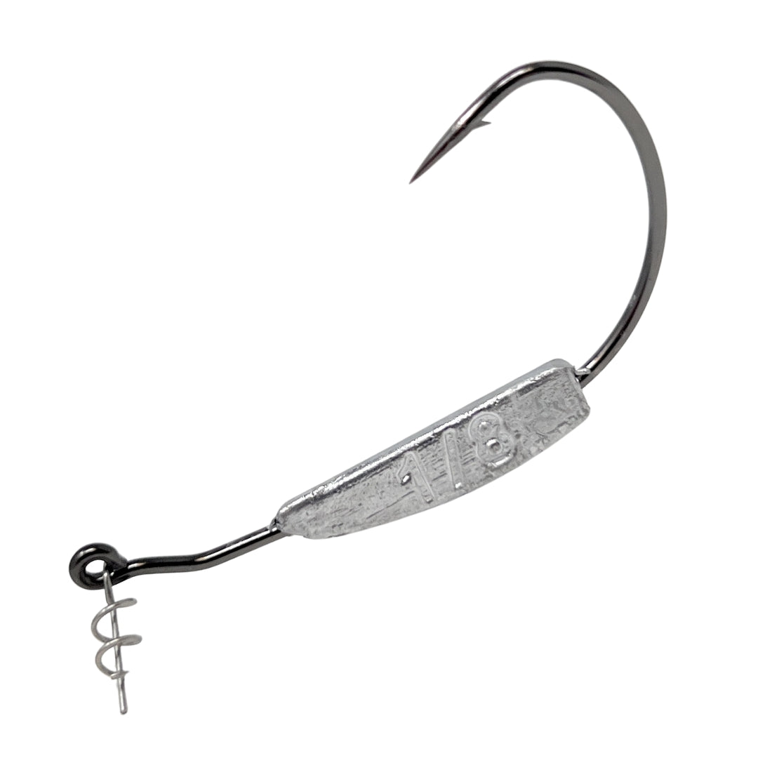 Reaction Tackle Lead Weighted Swimbait Hooks (10-PACK) Reaction