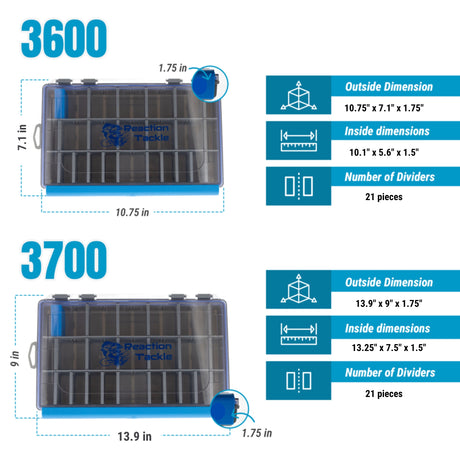 Reaction Tackle Ultra Elite Tackle Tray- Water Resistant wit - image 6