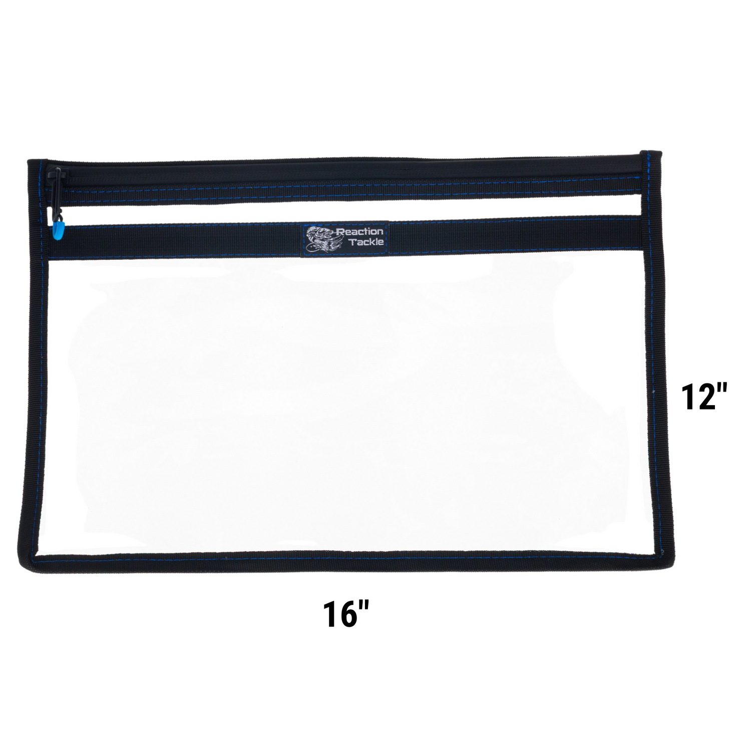 Reaction Tackle Clear Storage Bag Tackle Pak - Water-Resistant Plastic Storage Small