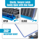 Reaction Tackle Ultra Elite Tackle Tray- 100% Waterproof with Single Clip Design - New - Reaction Tackle