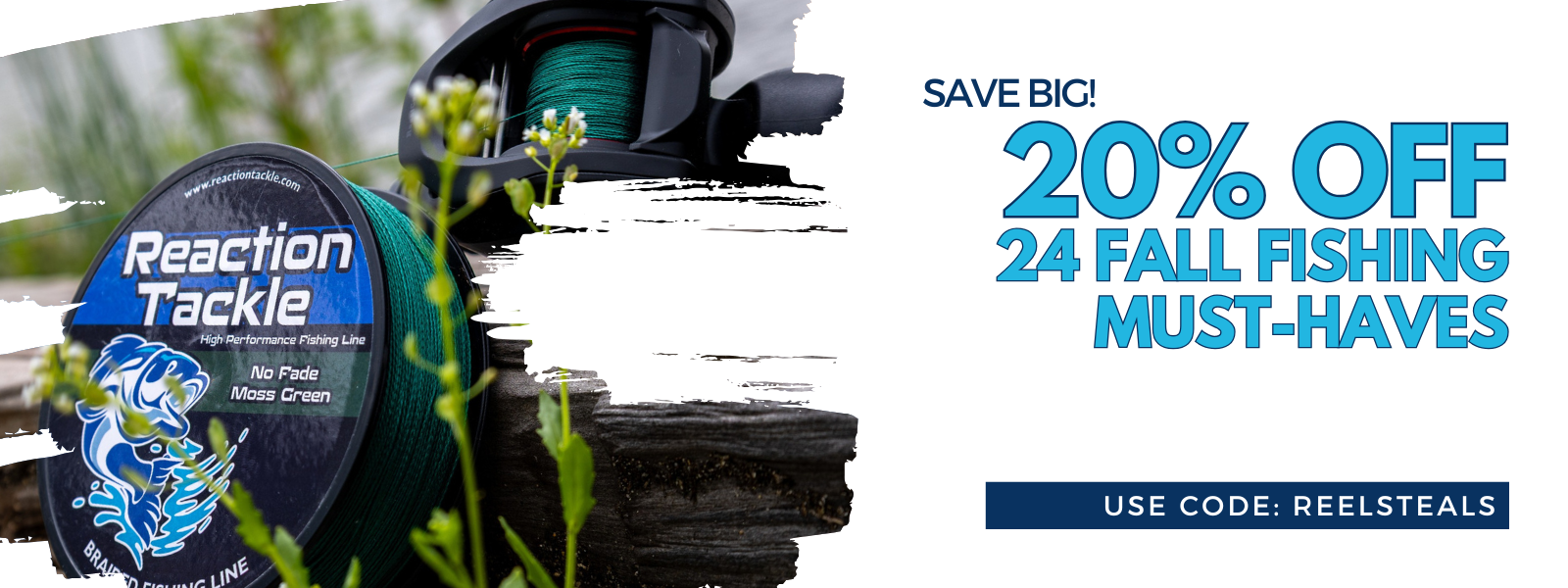 20% Off Select Items in The Angler's Showcase, use code: REELDEALS