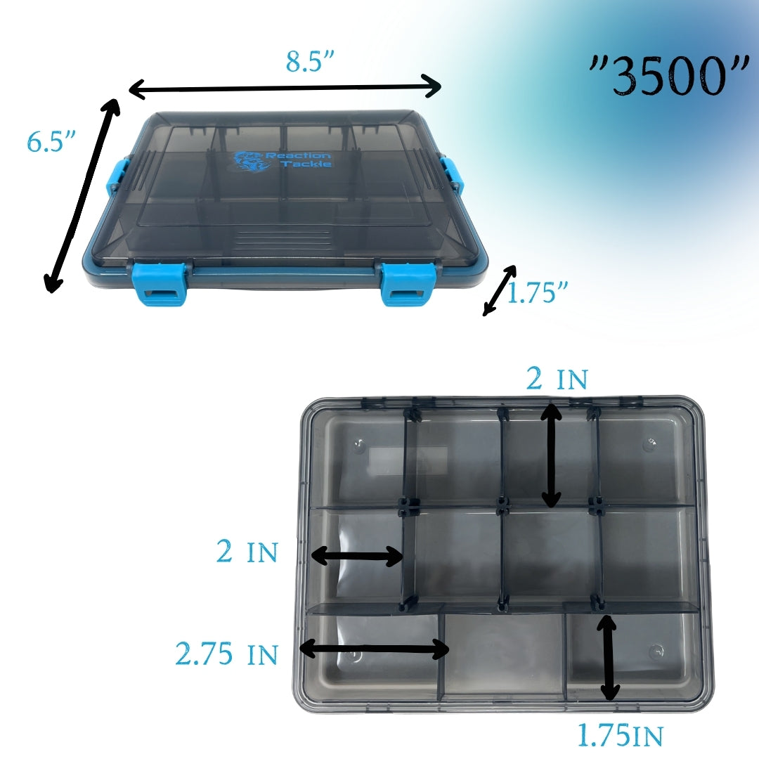 Reaction Tackle Plastic storage Tackle Box Trays: 2-Pk or 4-Pk - Reaction Tackle