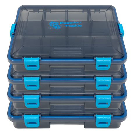 Reaction Tackle Standard Tacklebox - Robust und wasserdicht mit 4 zuverlässigen Verschlüssen