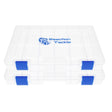 Reaction Tackle Basic Tackle Tray- Affordable, Lightweight Design with 2 Secure Clips - Reaction Tackle