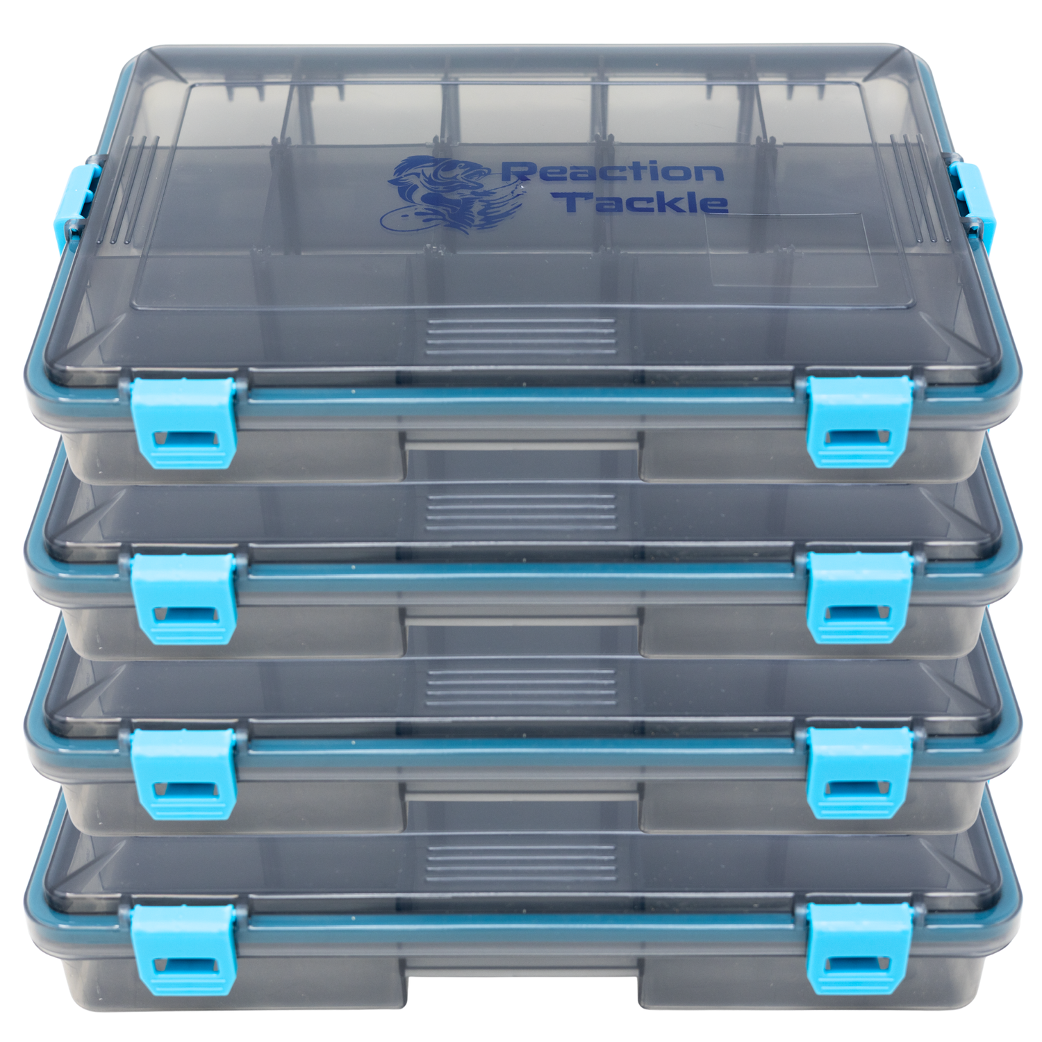 Reaction Tackle Standard Tackle Tray- Sturdy and Waterproof with 4 Reliable Clips