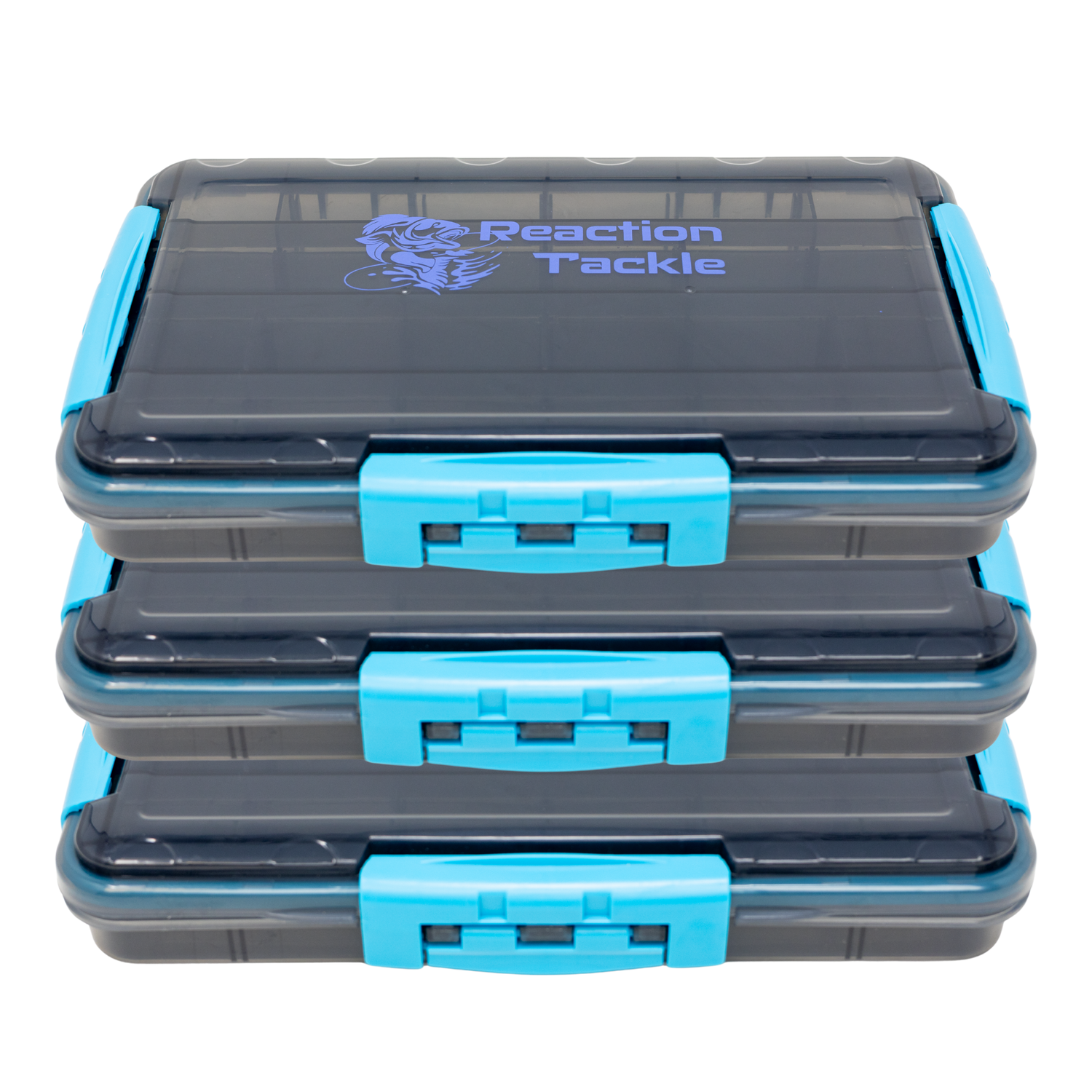 Reaction Tackle Premium Tackle Tray- High Performance and Waterproof with 3 Resilient Clips