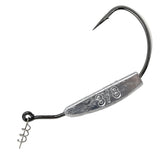 Reaction Tackle Lead Weighted Swimbait Hooks (10-PACK) - Reaction Tackle