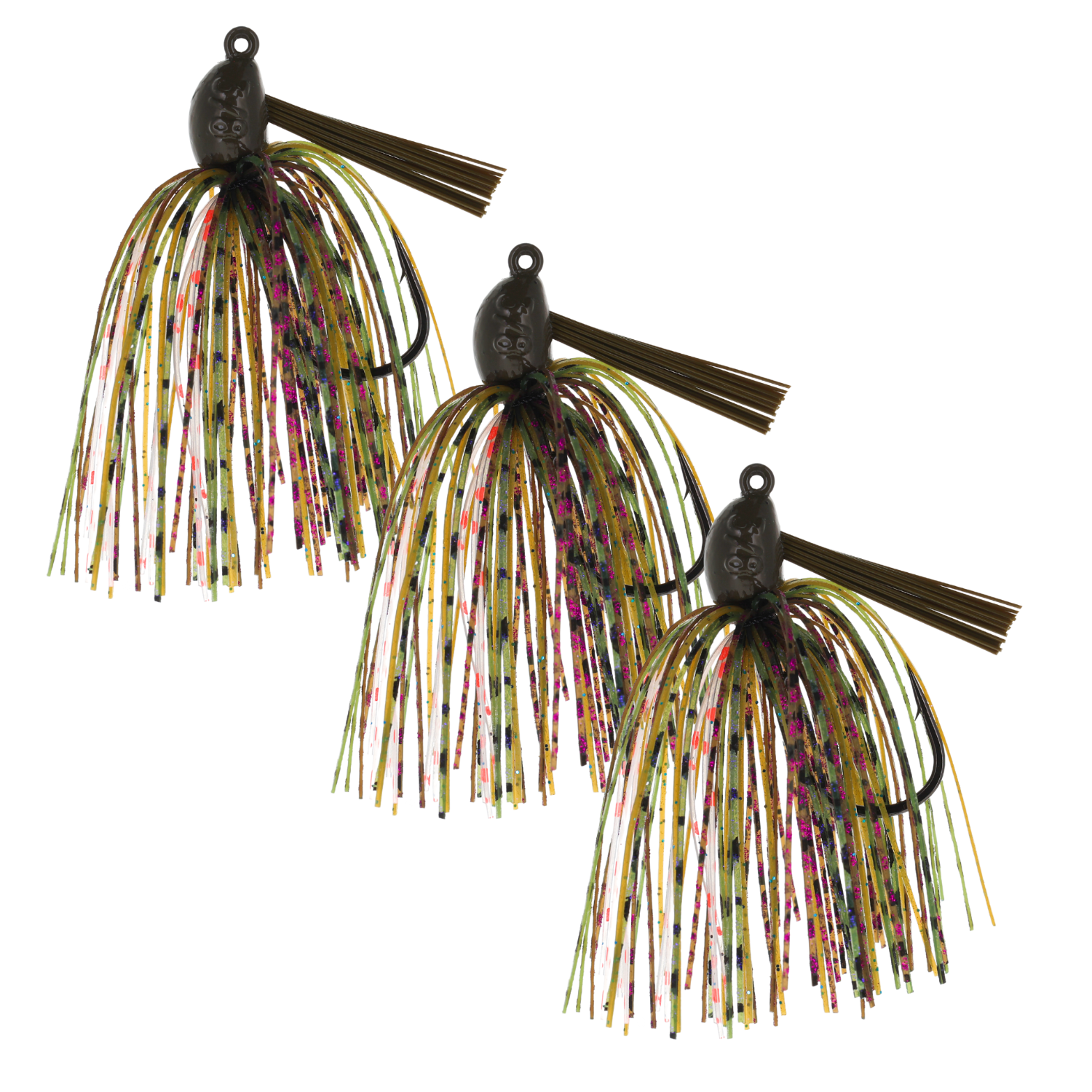 Reaction Tackle Swim Jigs – Premium Weedless Bass Fishing Lures- 3 Pack - Reaction Tackle