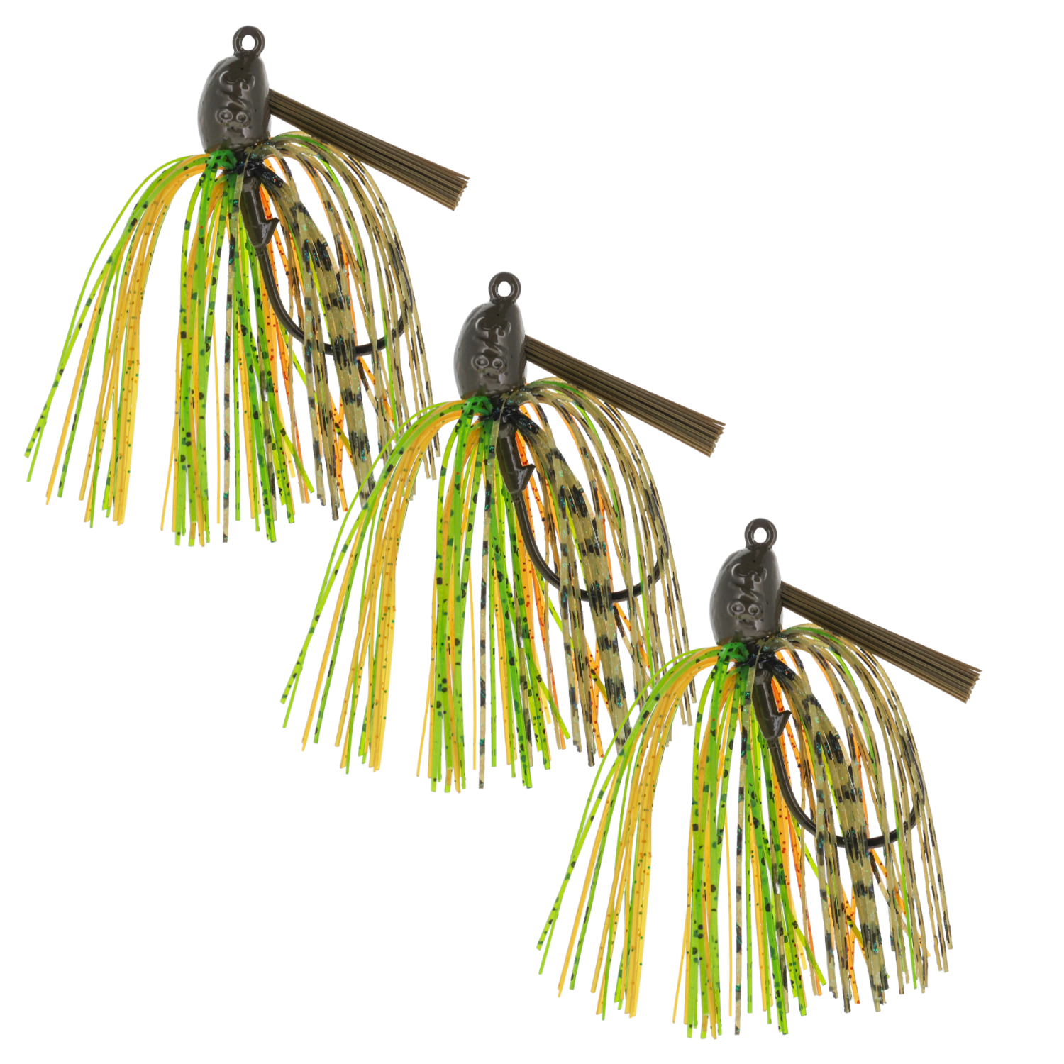 Reaction Tackle Swim Jigs – Premium Weedless Bass Fishing Lures- 3 Pack - Reaction Tackle