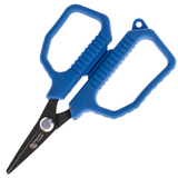 Reaction Tackle compact fishing scissors - retractable lanyard extended view