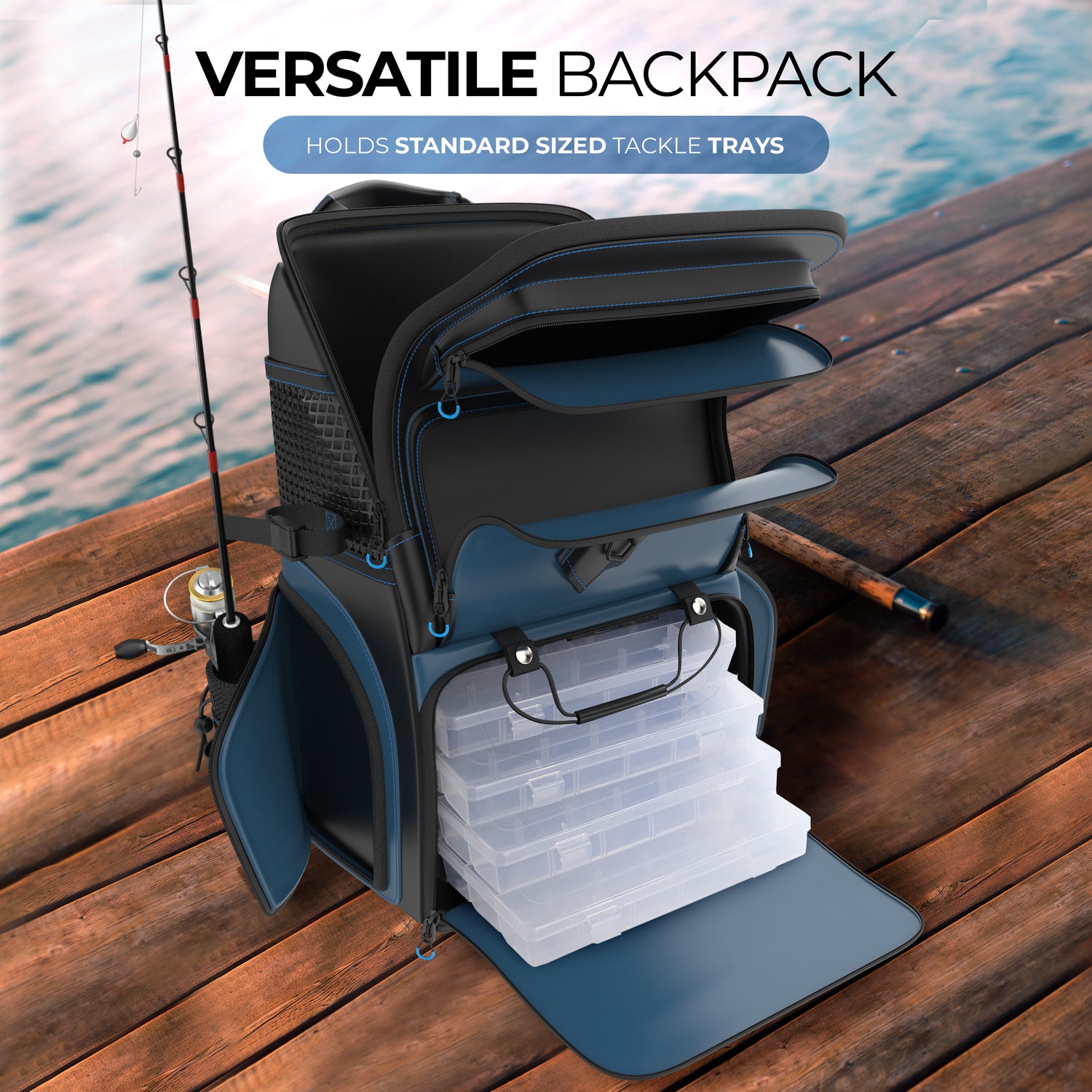 best backpacking tackle box Reaction Tackle Fishing Backpack