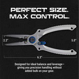 Reaction Tackle Aluminum Fishing Pliers – Split Ring or Straight Nose, Braid Cutter & Hook Remover