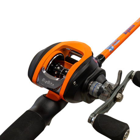 Reaction Tackle Fishing Rod and Baitcasting Reel Combo - Big Bite - NEW - Reaction Tackle