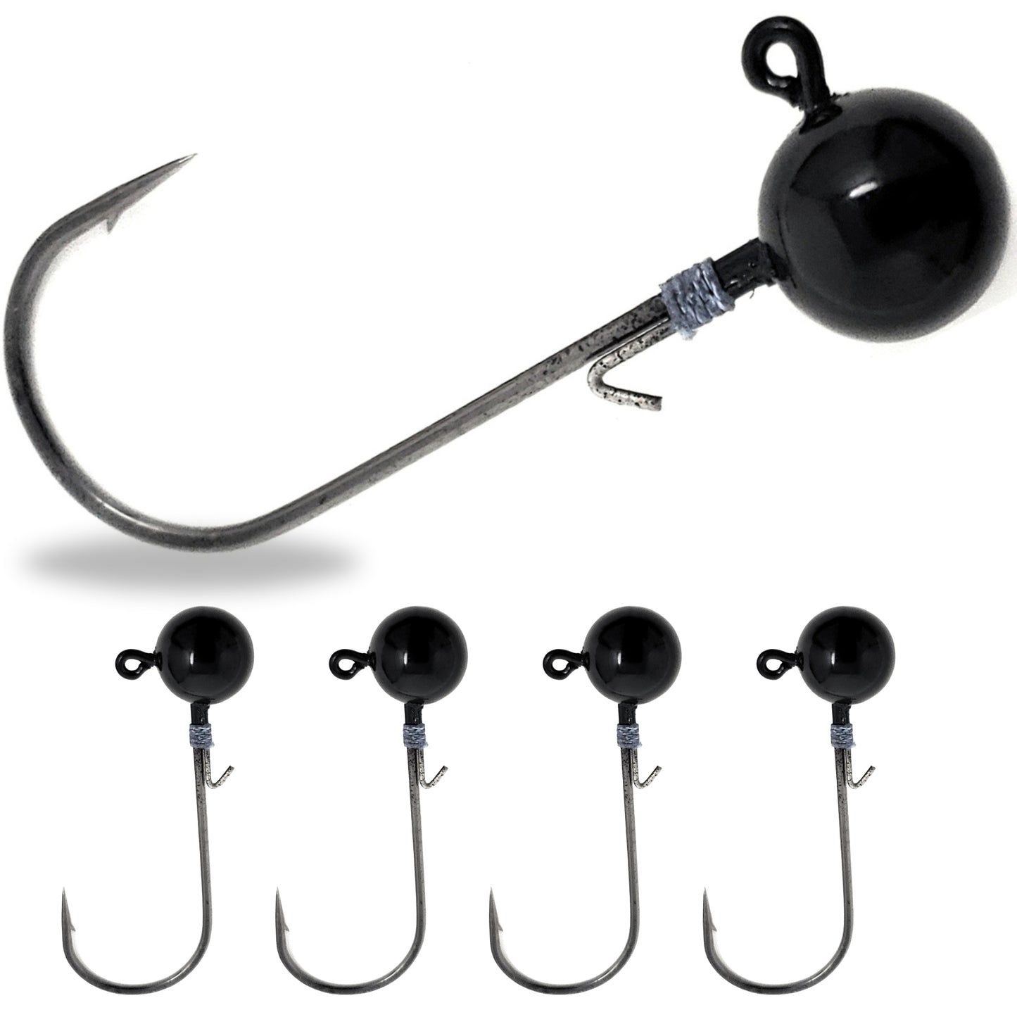 Reaction Tackle Tungsten Tube Jig Heads- 5-Pack