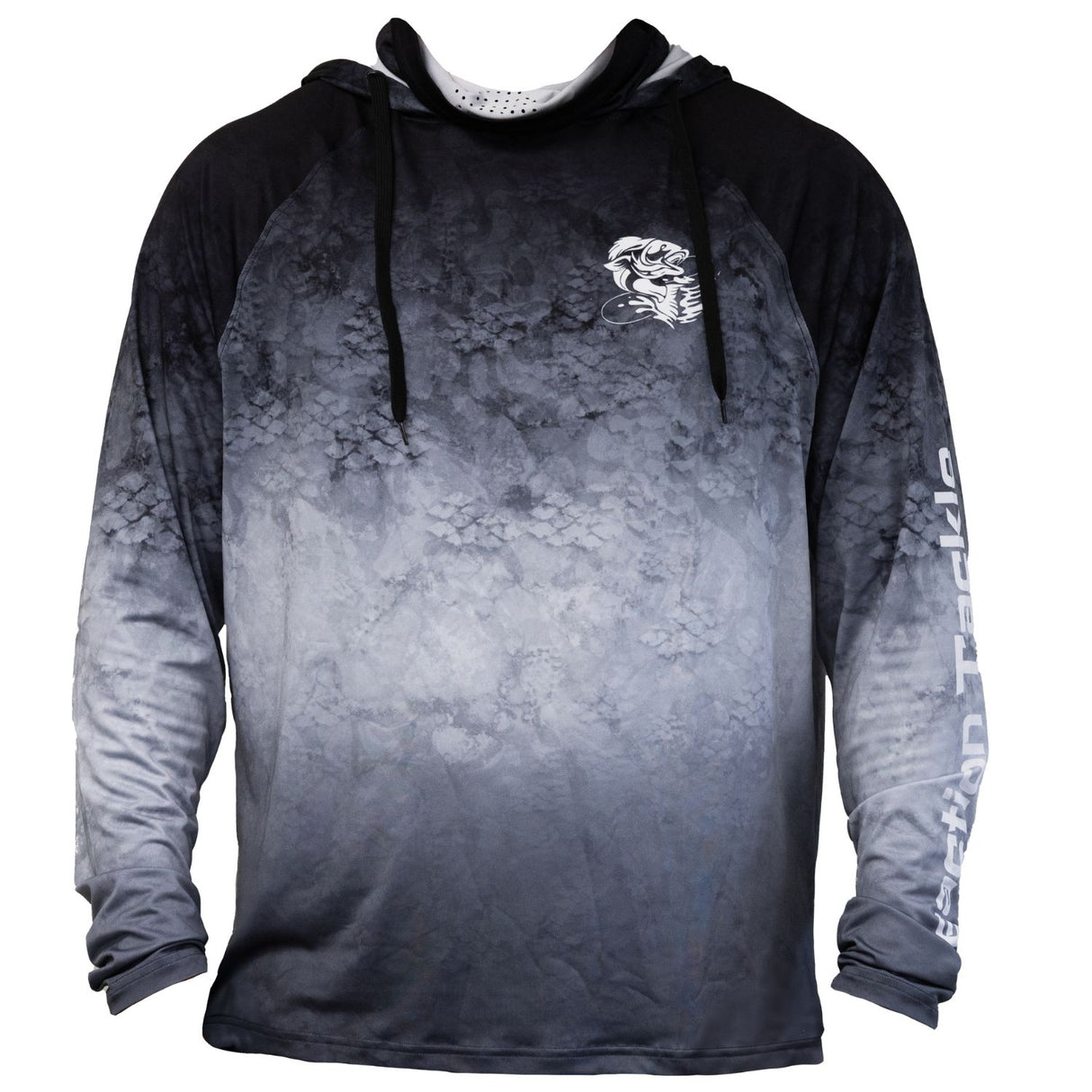 Reaction Tackle SPF UPF 50+ Long Sleeve/Hood/Gaiter Fishing Shirt - Reaction Tackle