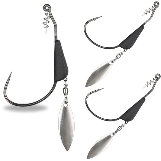 Reaction Tackle Offset EWG Hooks - #1/0 : : Sports, Fitness &  Outdoors