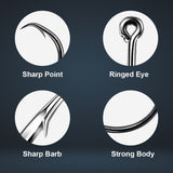 Reaction Tackle Premium Circle Hooks-25 Pack - Reaction Tackle