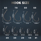 Reaction Tackle Premium Circle Hooks-25 Pack - Reaction Tackle
