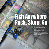 Reaction Tackle Fishing Rod and Baitcasting Reel Combo - Big Bite - NEW - Reaction Tackle