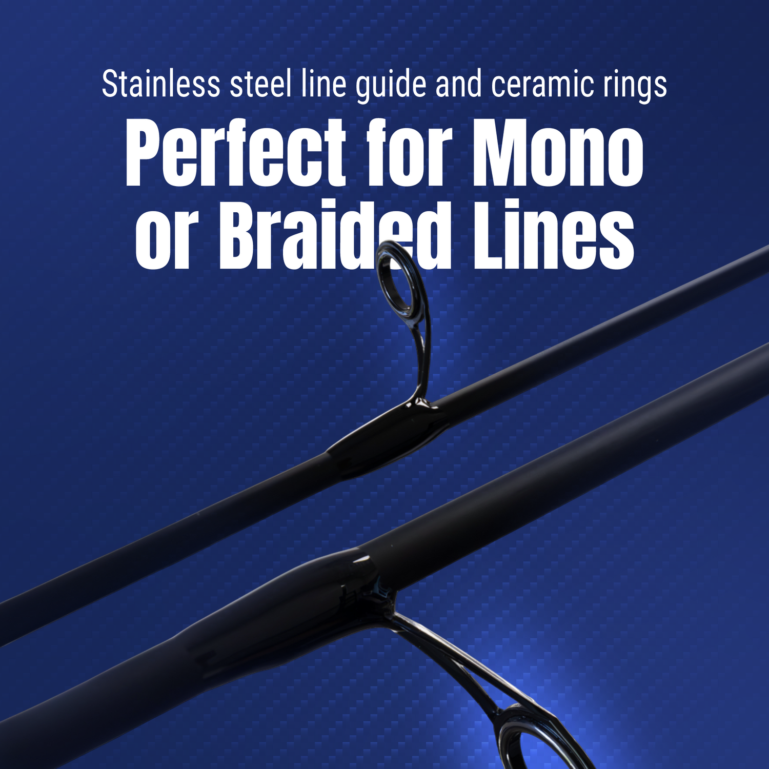 baitcasting reel line guide Reaction Tackle Baitcasting Rod & Reel Combo