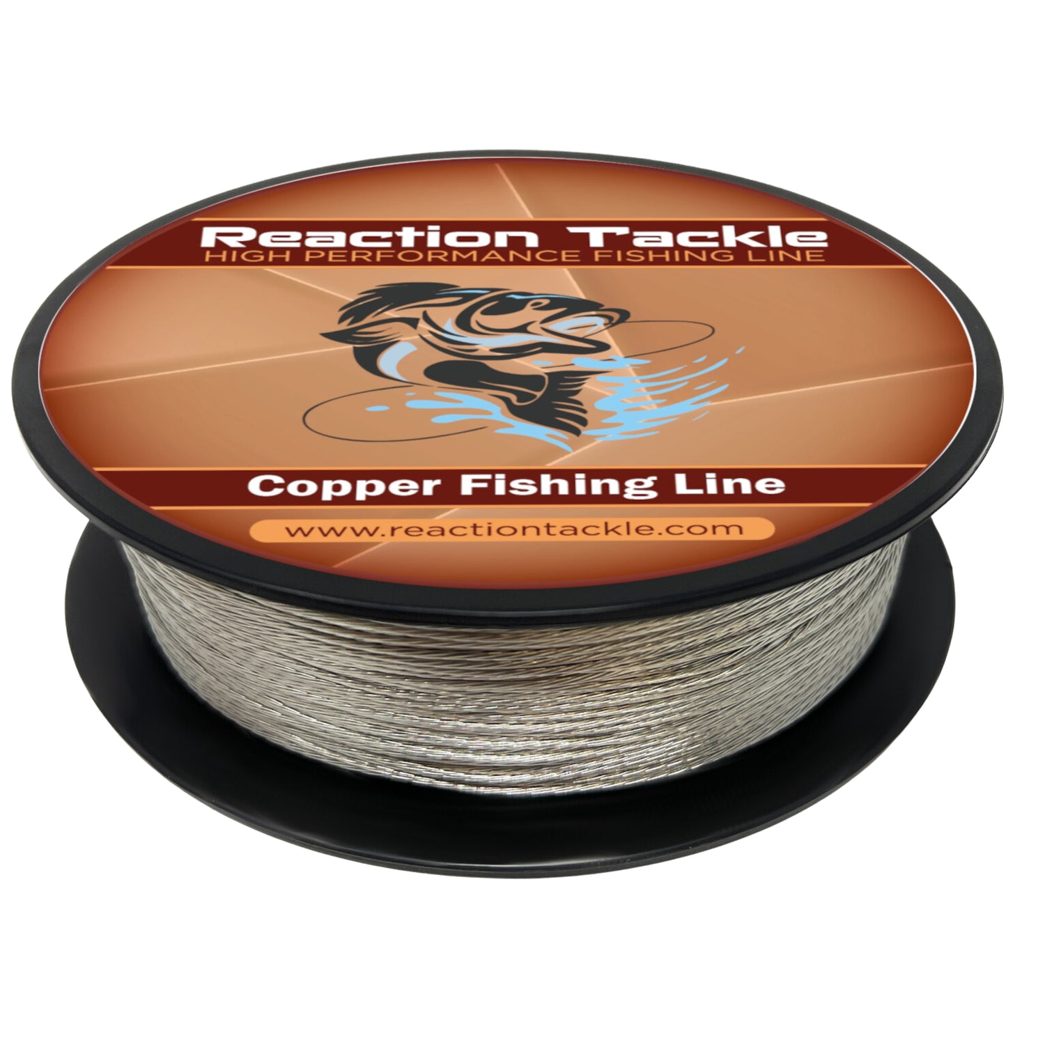 copper fishing line reels Reaction Tackle Copper Fishing Line - Trolling Wire - Tin Coated