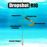 Reaction Tackle Drop Shot Hooks- Pack of 50 - Reaction Tackle